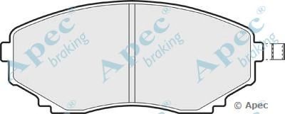APEC BRAKING pad1026 -  Комплект тормозных колодок, дисковый тормоз